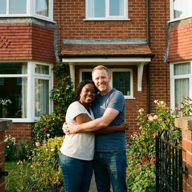 Foster carers at home in Liverpool
